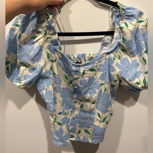 Floral Crop Top